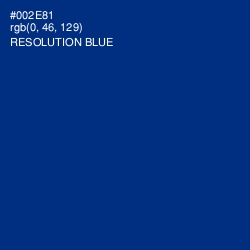 #002E81 - Resolution Blue Color Image